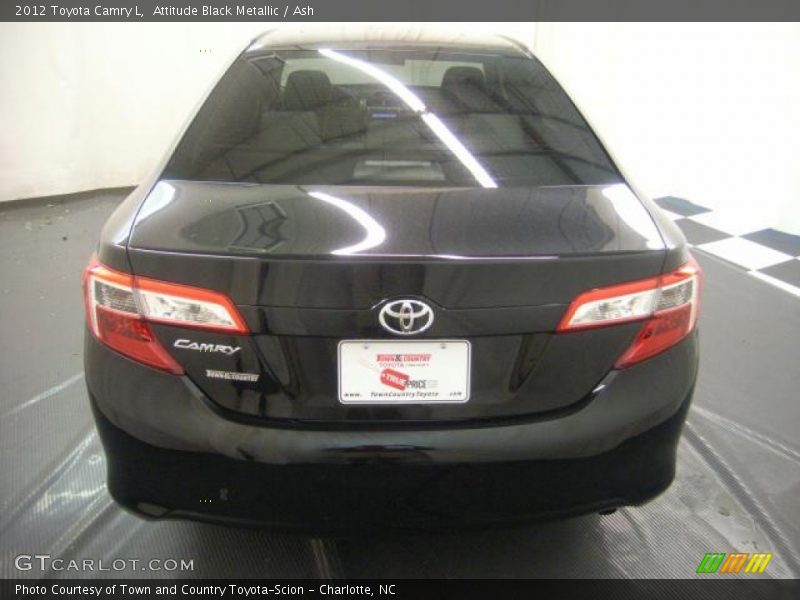 Attitude Black Metallic / Ash 2012 Toyota Camry L