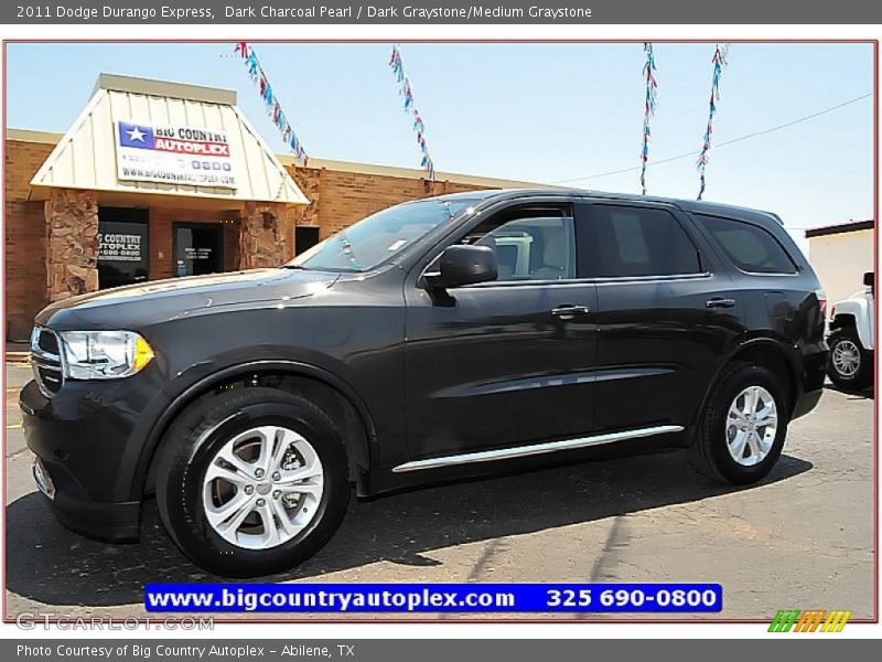 Dark Charcoal Pearl / Dark Graystone/Medium Graystone 2011 Dodge Durango Express