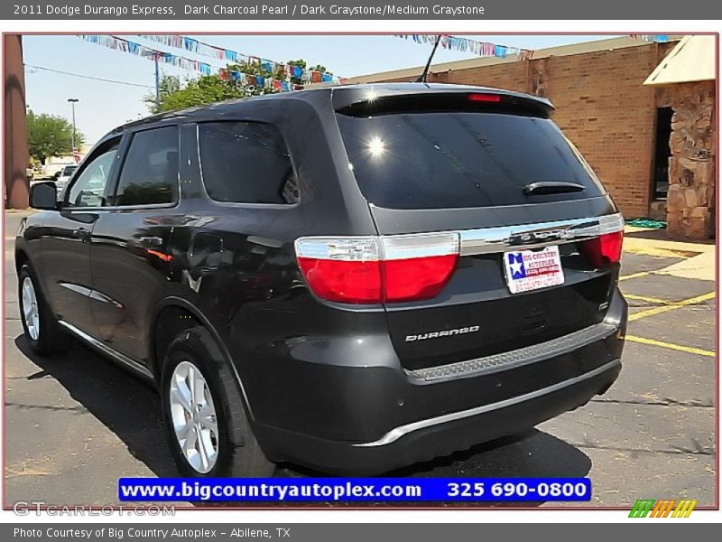 Dark Charcoal Pearl / Dark Graystone/Medium Graystone 2011 Dodge Durango Express