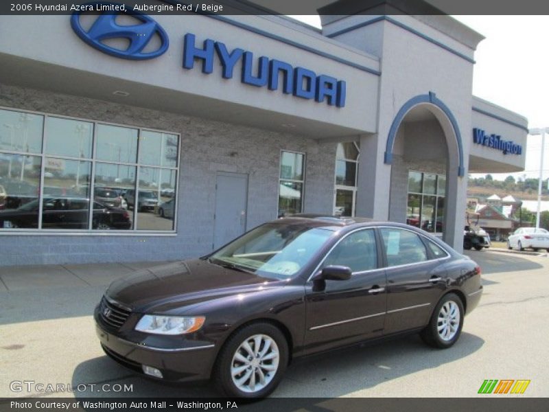 Aubergine Red / Beige 2006 Hyundai Azera Limited