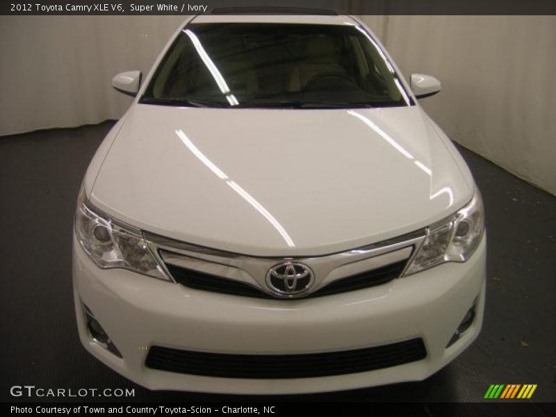 Super White / Ivory 2012 Toyota Camry XLE V6