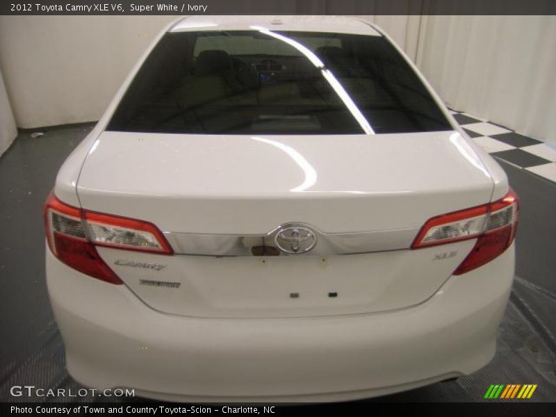 Super White / Ivory 2012 Toyota Camry XLE V6