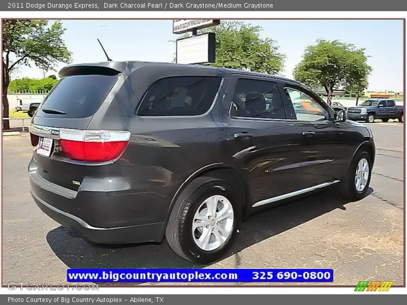 Dark Charcoal Pearl / Dark Graystone/Medium Graystone 2011 Dodge Durango Express