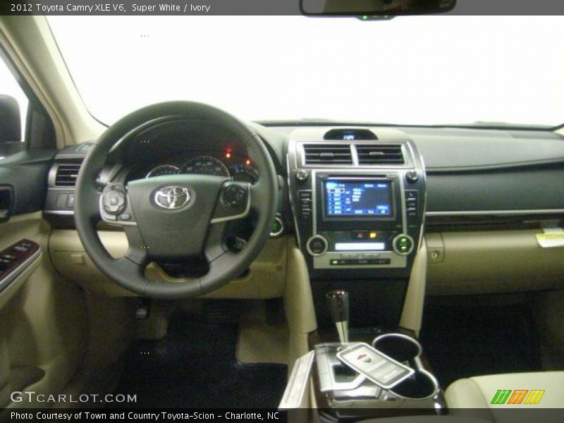 Super White / Ivory 2012 Toyota Camry XLE V6