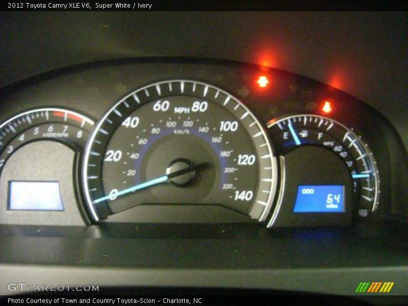 Super White / Ivory 2012 Toyota Camry XLE V6
