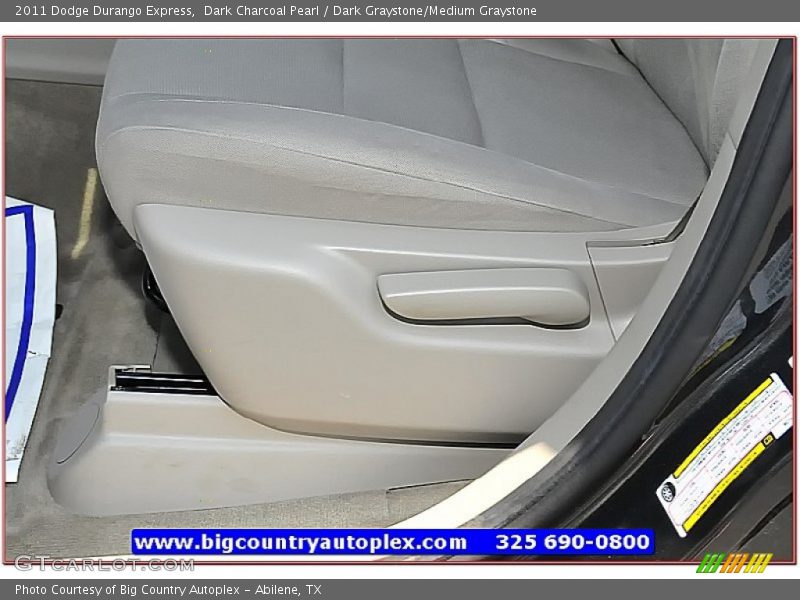 Dark Charcoal Pearl / Dark Graystone/Medium Graystone 2011 Dodge Durango Express