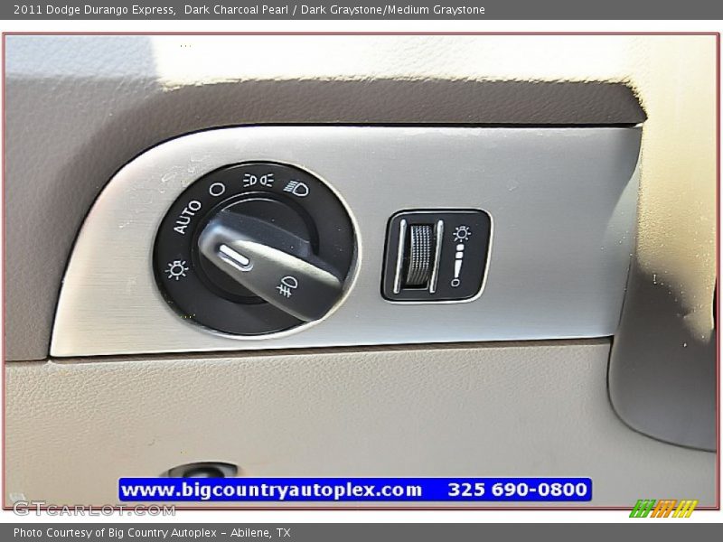 Dark Charcoal Pearl / Dark Graystone/Medium Graystone 2011 Dodge Durango Express