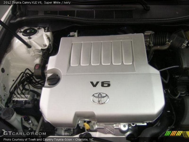 Super White / Ivory 2012 Toyota Camry XLE V6