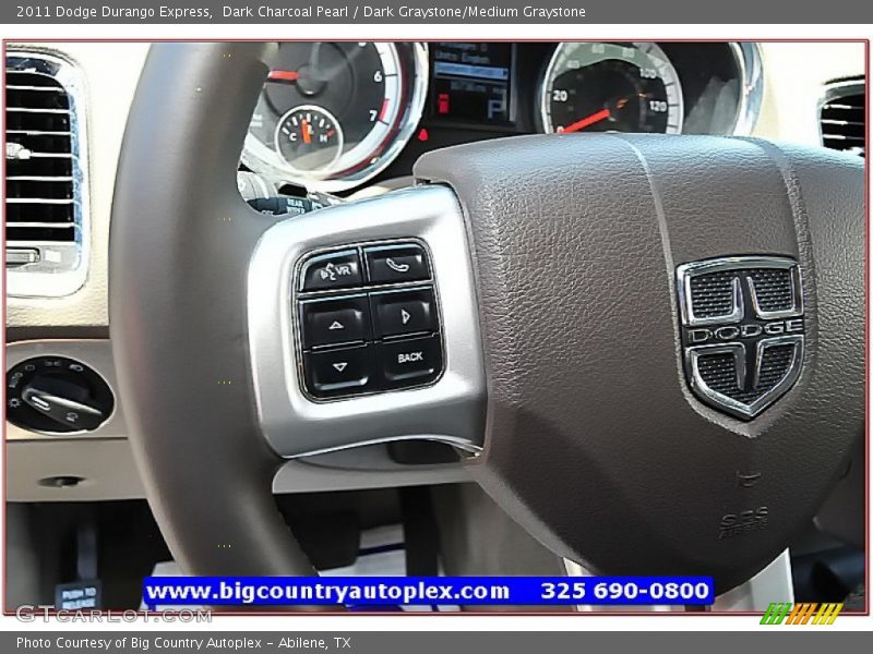 Dark Charcoal Pearl / Dark Graystone/Medium Graystone 2011 Dodge Durango Express