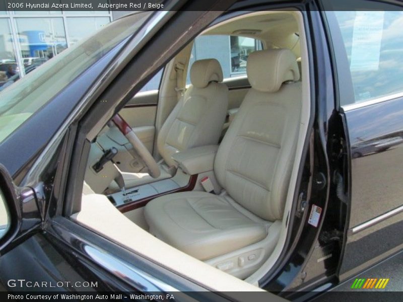 Aubergine Red / Beige 2006 Hyundai Azera Limited