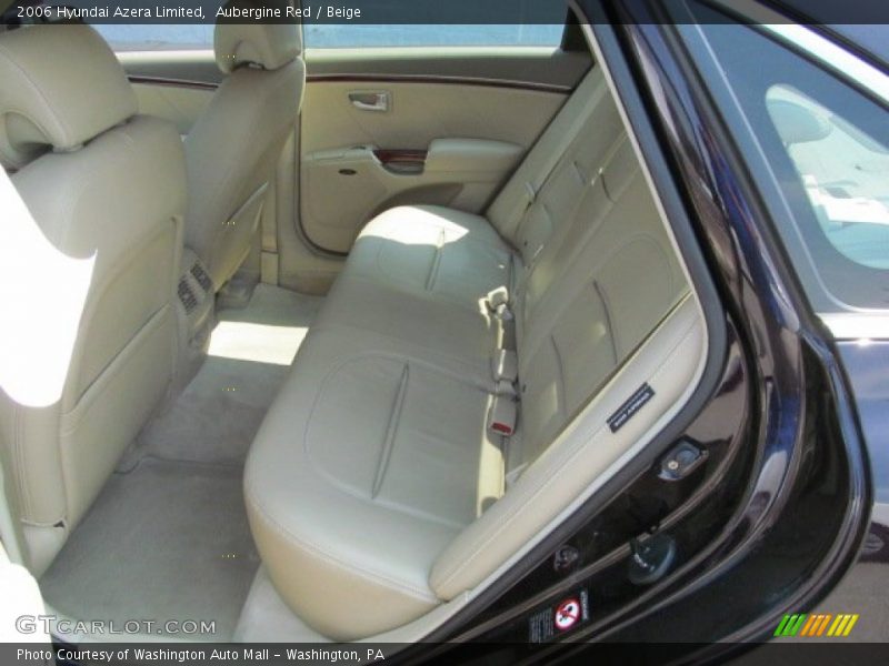 Aubergine Red / Beige 2006 Hyundai Azera Limited