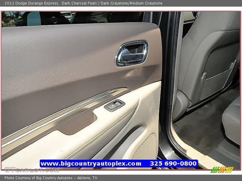 Dark Charcoal Pearl / Dark Graystone/Medium Graystone 2011 Dodge Durango Express