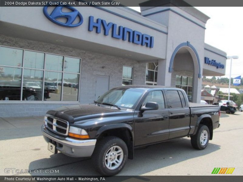 Black / Dark Slate Gray 2004 Dodge Dakota SLT Quad Cab 4x4
