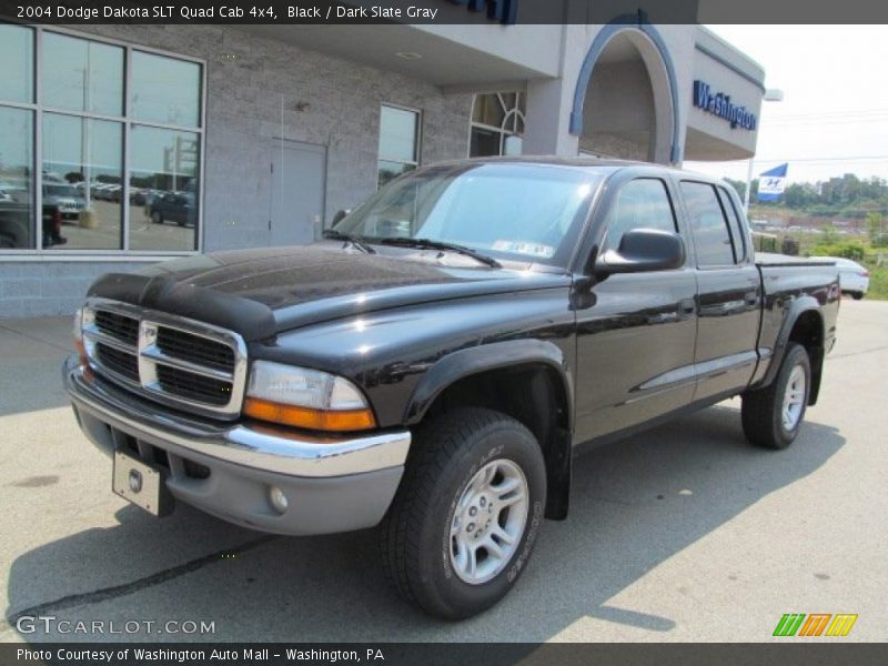 Black / Dark Slate Gray 2004 Dodge Dakota SLT Quad Cab 4x4