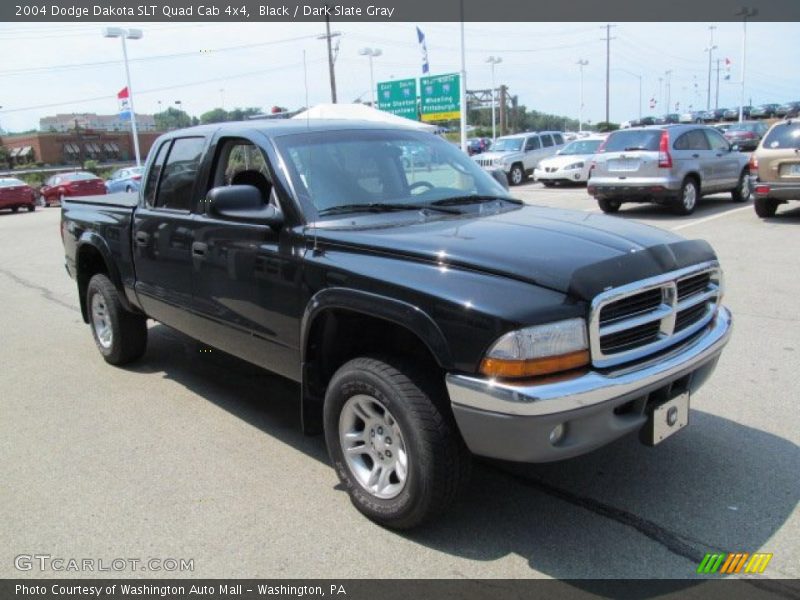 Black / Dark Slate Gray 2004 Dodge Dakota SLT Quad Cab 4x4