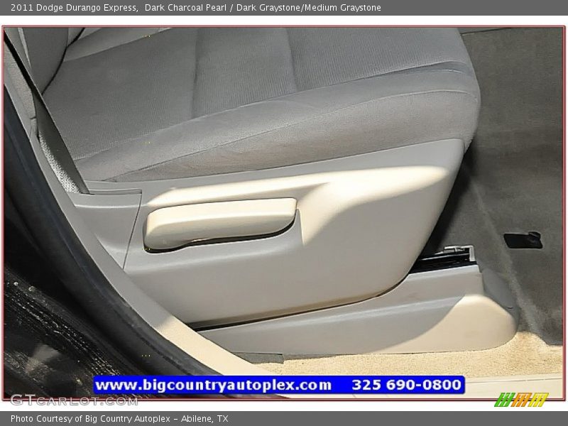 Dark Charcoal Pearl / Dark Graystone/Medium Graystone 2011 Dodge Durango Express