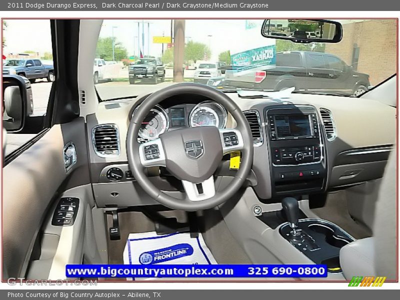 Dark Charcoal Pearl / Dark Graystone/Medium Graystone 2011 Dodge Durango Express