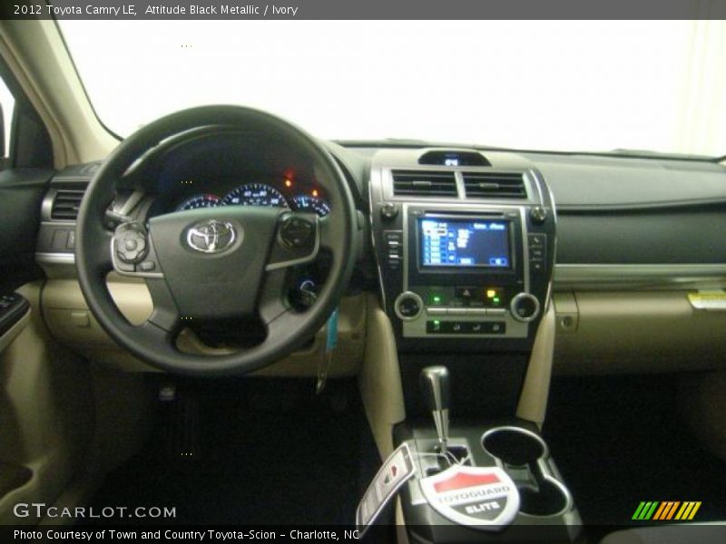 Attitude Black Metallic / Ivory 2012 Toyota Camry LE