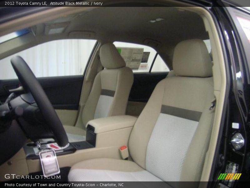 Attitude Black Metallic / Ivory 2012 Toyota Camry LE