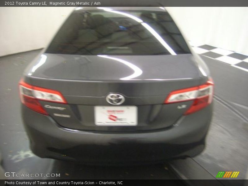 Magnetic Gray Metallic / Ash 2012 Toyota Camry LE