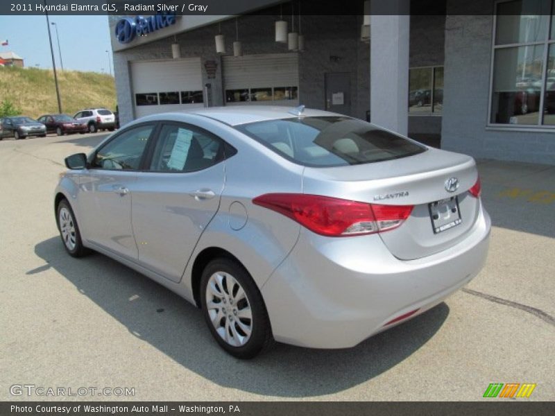 Radiant Silver / Gray 2011 Hyundai Elantra GLS