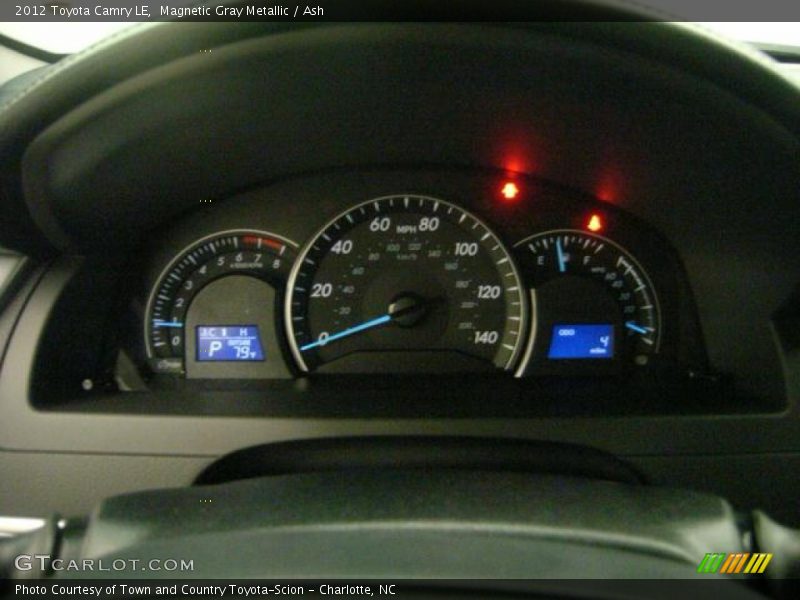 Magnetic Gray Metallic / Ash 2012 Toyota Camry LE