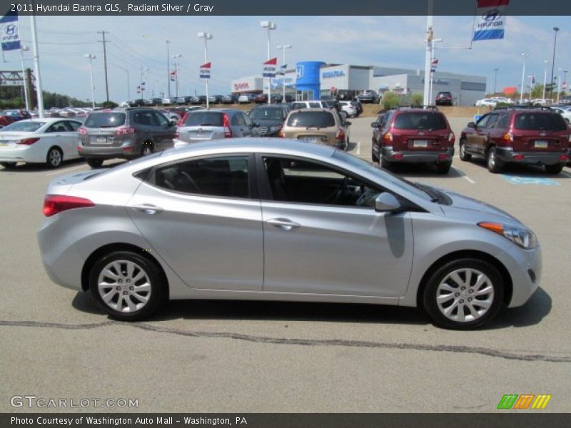 Radiant Silver / Gray 2011 Hyundai Elantra GLS