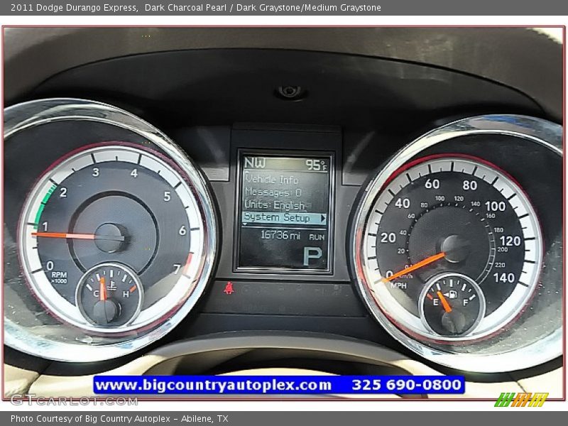 Dark Charcoal Pearl / Dark Graystone/Medium Graystone 2011 Dodge Durango Express