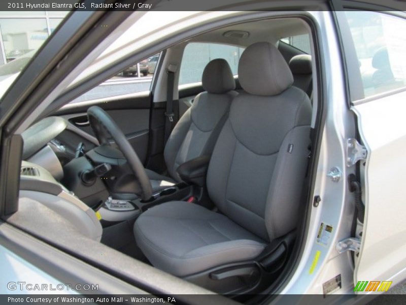 Radiant Silver / Gray 2011 Hyundai Elantra GLS