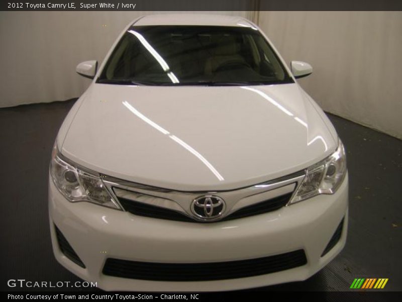 Super White / Ivory 2012 Toyota Camry LE