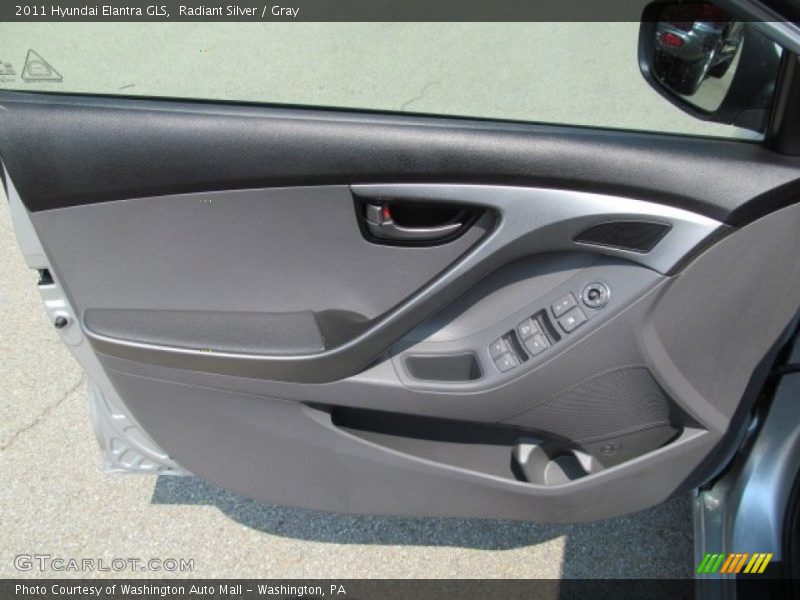 Radiant Silver / Gray 2011 Hyundai Elantra GLS