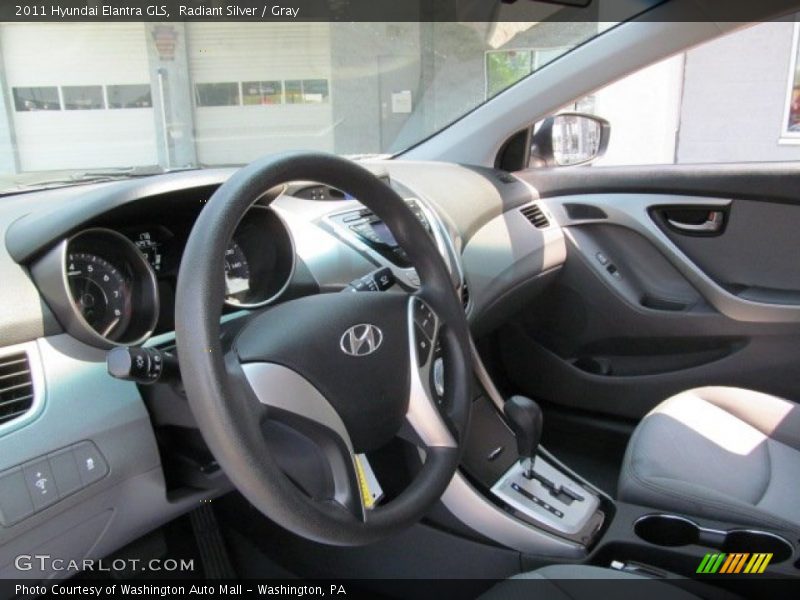 Radiant Silver / Gray 2011 Hyundai Elantra GLS