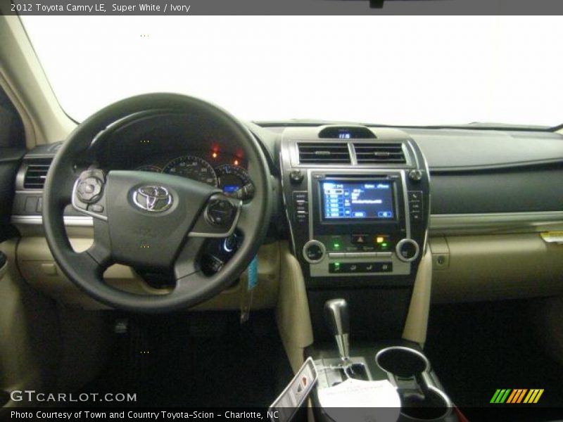Super White / Ivory 2012 Toyota Camry LE