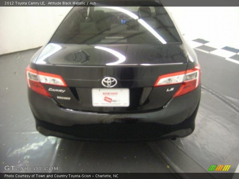 Attitude Black Metallic / Ash 2012 Toyota Camry LE