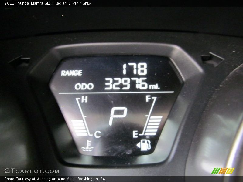 Radiant Silver / Gray 2011 Hyundai Elantra GLS