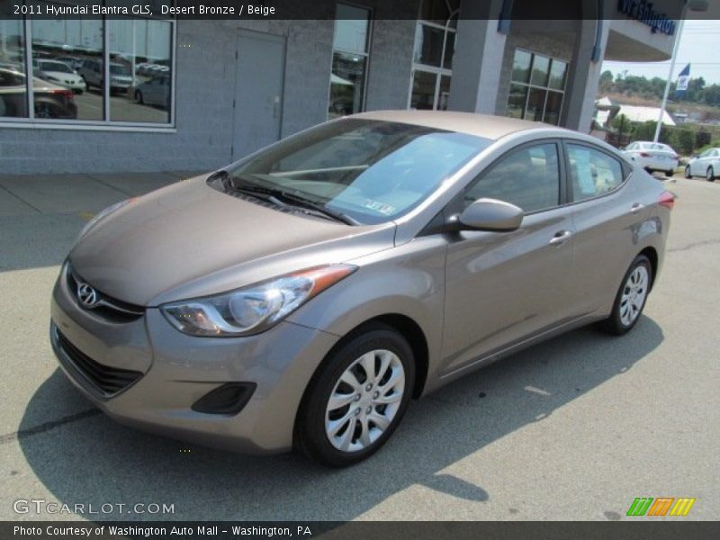 Desert Bronze / Beige 2011 Hyundai Elantra GLS