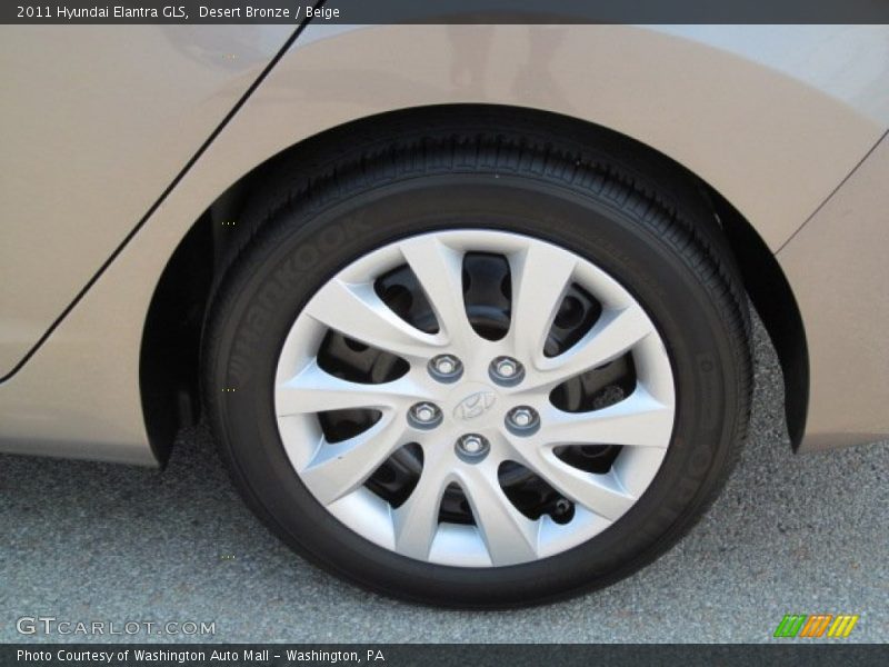 Desert Bronze / Beige 2011 Hyundai Elantra GLS