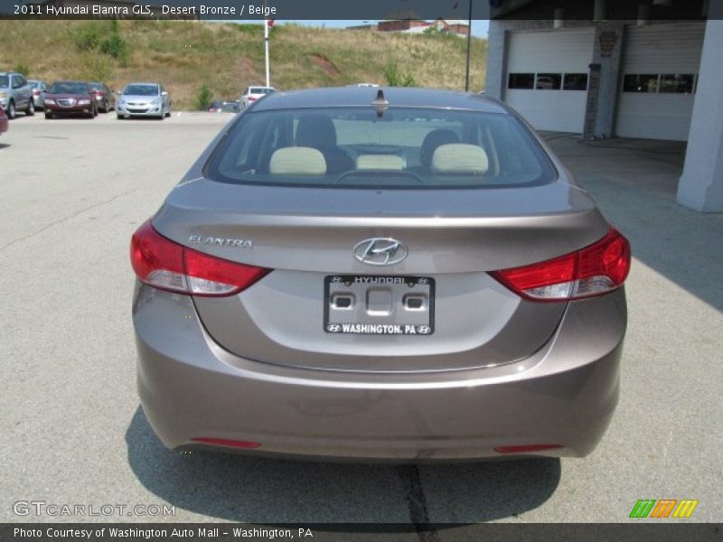 Desert Bronze / Beige 2011 Hyundai Elantra GLS