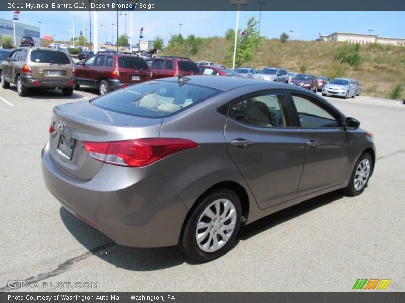 Desert Bronze / Beige 2011 Hyundai Elantra GLS
