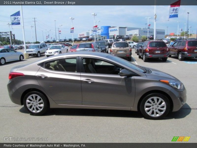 Desert Bronze / Beige 2011 Hyundai Elantra GLS