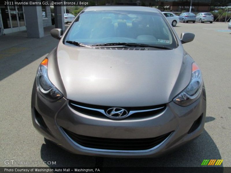 Desert Bronze / Beige 2011 Hyundai Elantra GLS