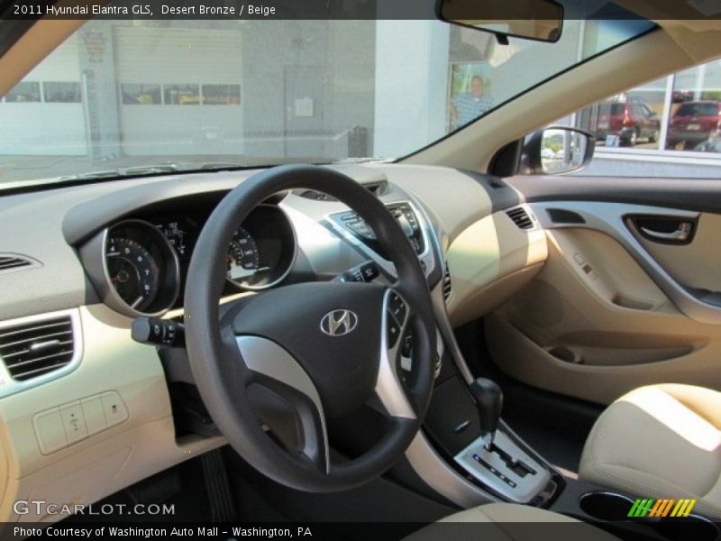 Desert Bronze / Beige 2011 Hyundai Elantra GLS