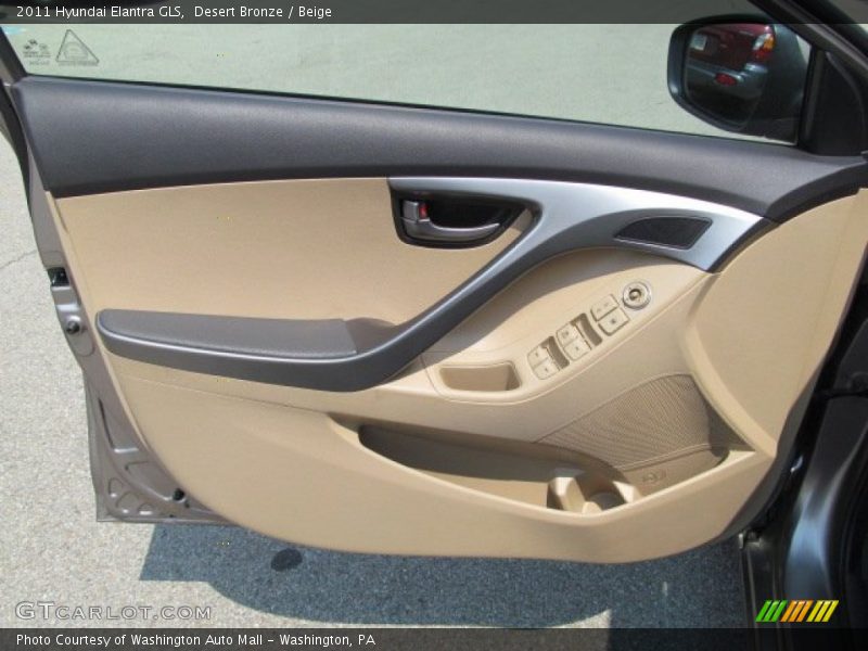 Desert Bronze / Beige 2011 Hyundai Elantra GLS