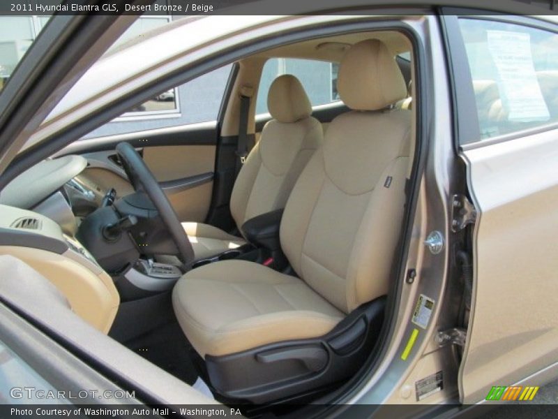 Desert Bronze / Beige 2011 Hyundai Elantra GLS