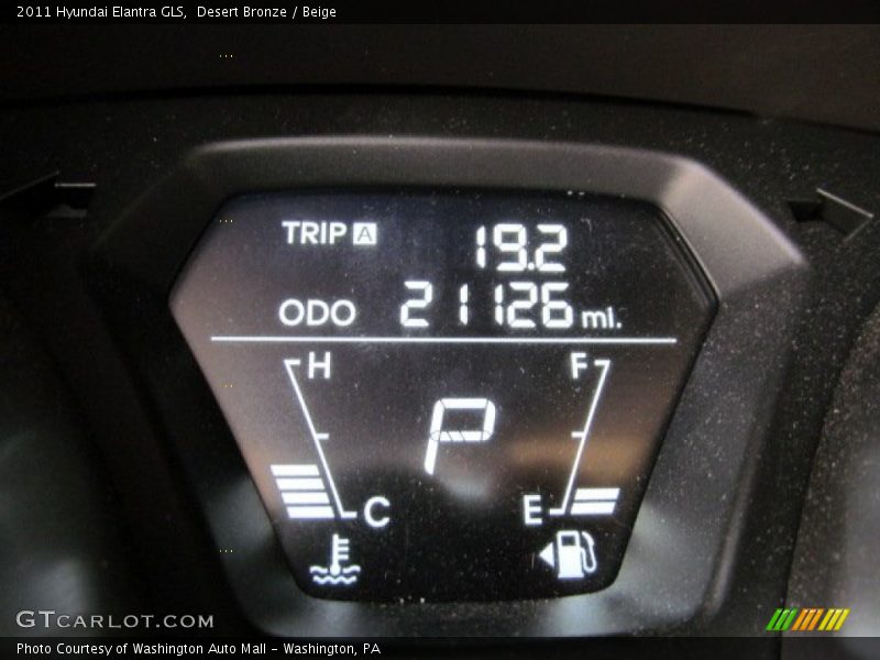 Desert Bronze / Beige 2011 Hyundai Elantra GLS