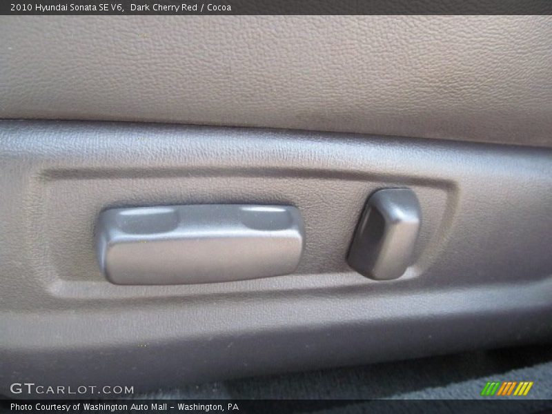 Dark Cherry Red / Cocoa 2010 Hyundai Sonata SE V6