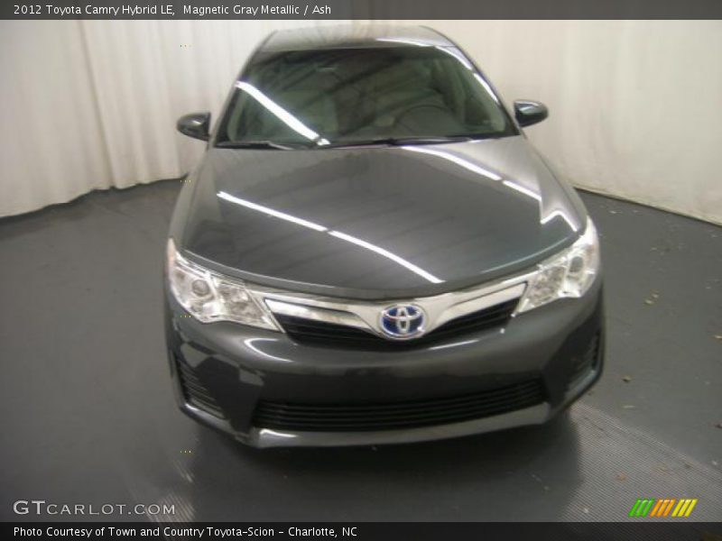 Magnetic Gray Metallic / Ash 2012 Toyota Camry Hybrid LE