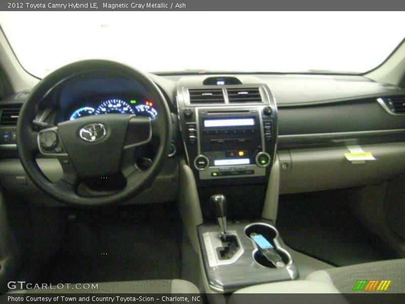 Magnetic Gray Metallic / Ash 2012 Toyota Camry Hybrid LE