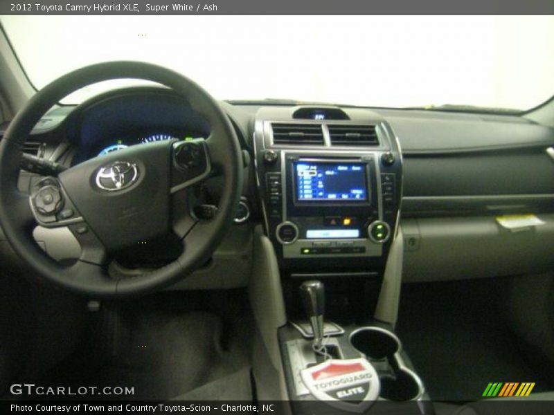 Super White / Ash 2012 Toyota Camry Hybrid XLE