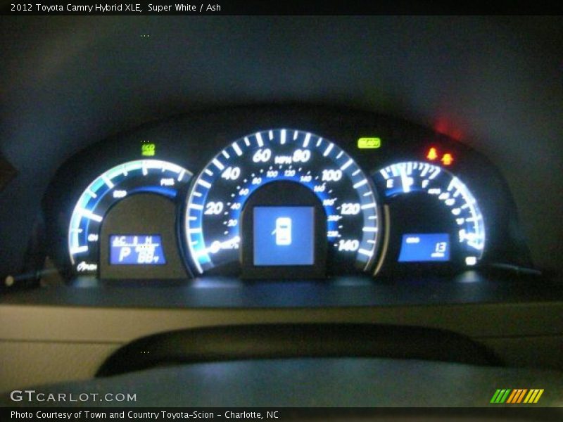 Super White / Ash 2012 Toyota Camry Hybrid XLE
